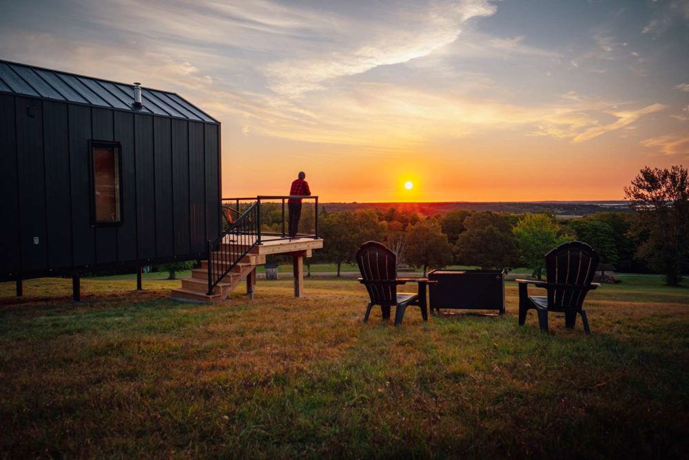 Estas microcabañas en una isla canadiense son perfectas para perderse