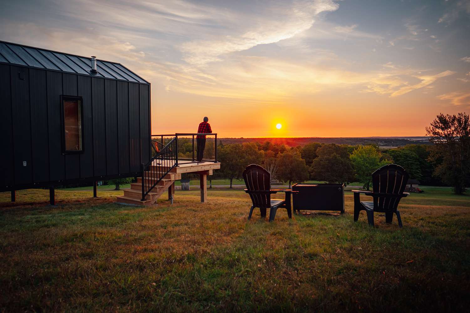 Estas microcabañas en una isla canadiense son perfectas para perderse