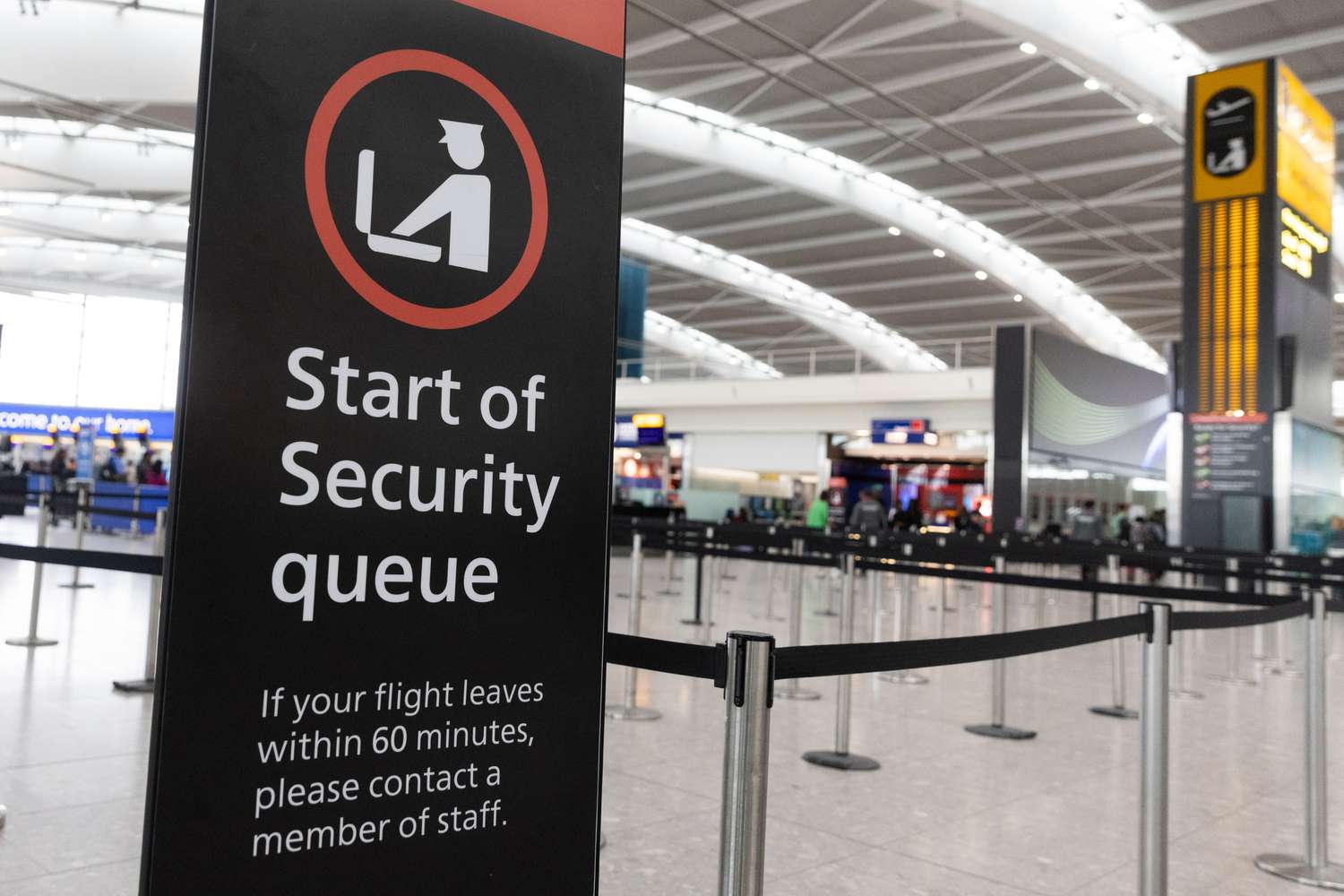Este aeropuerto internacional permitirá a los viajeros reservar su lugar en la fila de seguridad