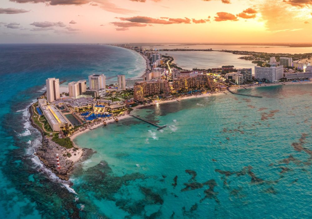 cancun-1000x703 - 4 destinos en México para visitar en 2024