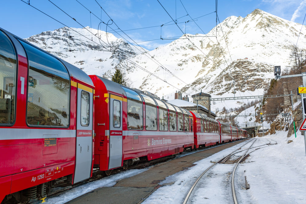 Bernina_Express_en_invierno-1000x667 - Europa en tren: las mejores opciones para descubrir el continente