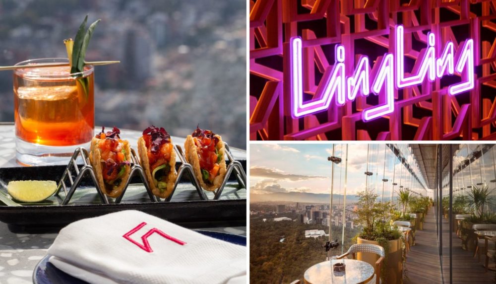 Ling Ling: el restaurante en un piso 56 con una de las mejores vistas de la Ciudad de México