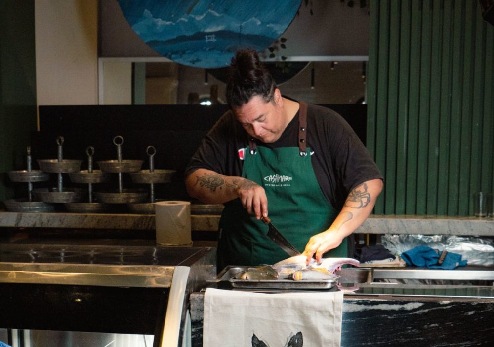 La pesca del minuto en La Paz, México