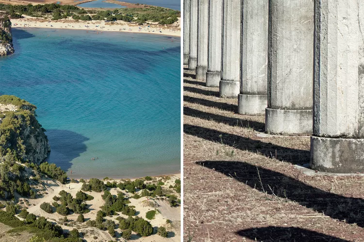 TAL-voidokilia-beach-messene-columns-COSTANAVARINO0524-7d009e855f21402292a589ca39f67cf2 - Me quedé en el primer hotel Mandarin Oriental de Grecia en Mesene. Te cuento cómo fue la experiencia.