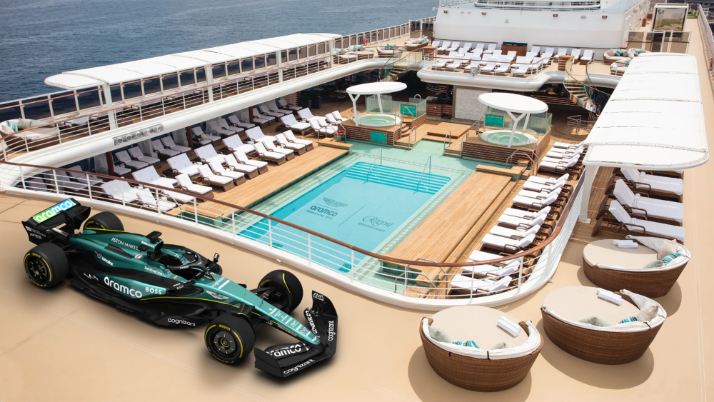 Así es el crucero para fanáticos de la F1 