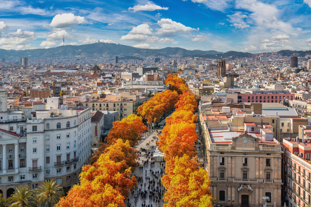 Barcelona-otono-1000x667 - Conoce cuál es la mejor época para viajar a Europa