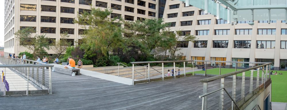 Elevated_Acre_wikimedia_commons_Rhododendrites-1000x386 - El asombroso jardín escondido en el Financial District de Nueva York que ningún turista conoce y tiene preciosas vistas