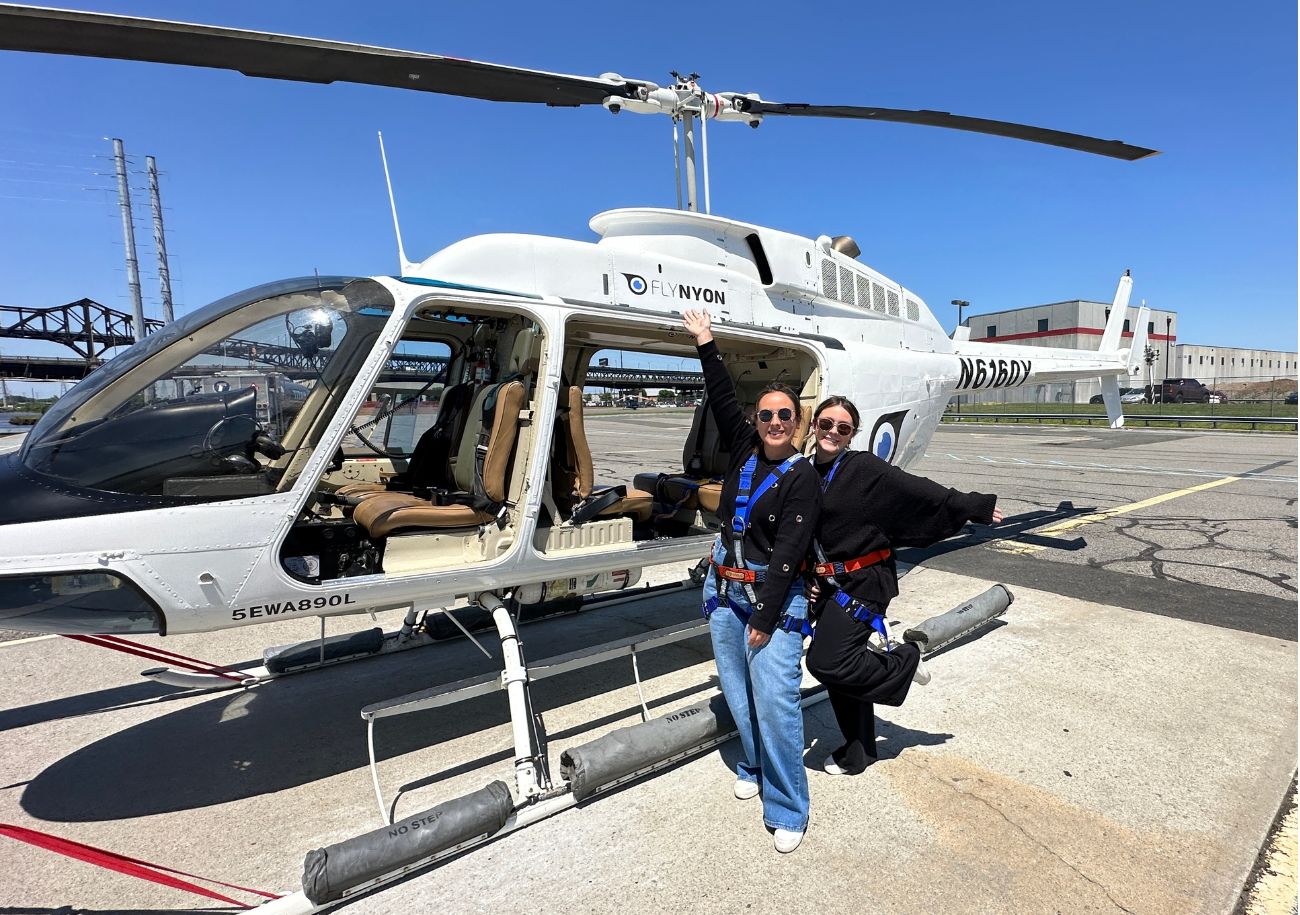 Sobrevolar NYC en helicóptero, en la lista de sueños viajeros