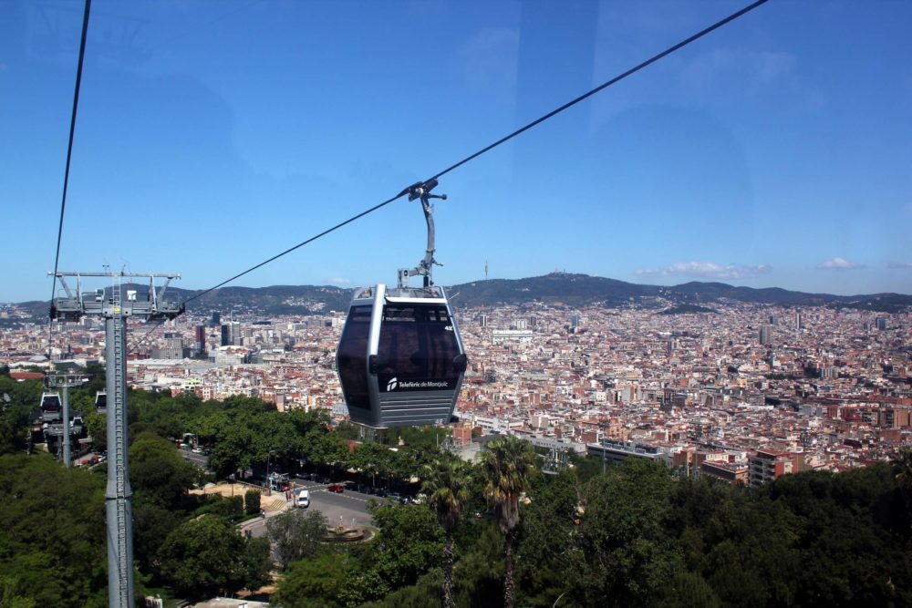 Teleferico-de-Montjuic-Barcelona-1000x667 - 7 actividades para hacer un fin de semana en Barcelona