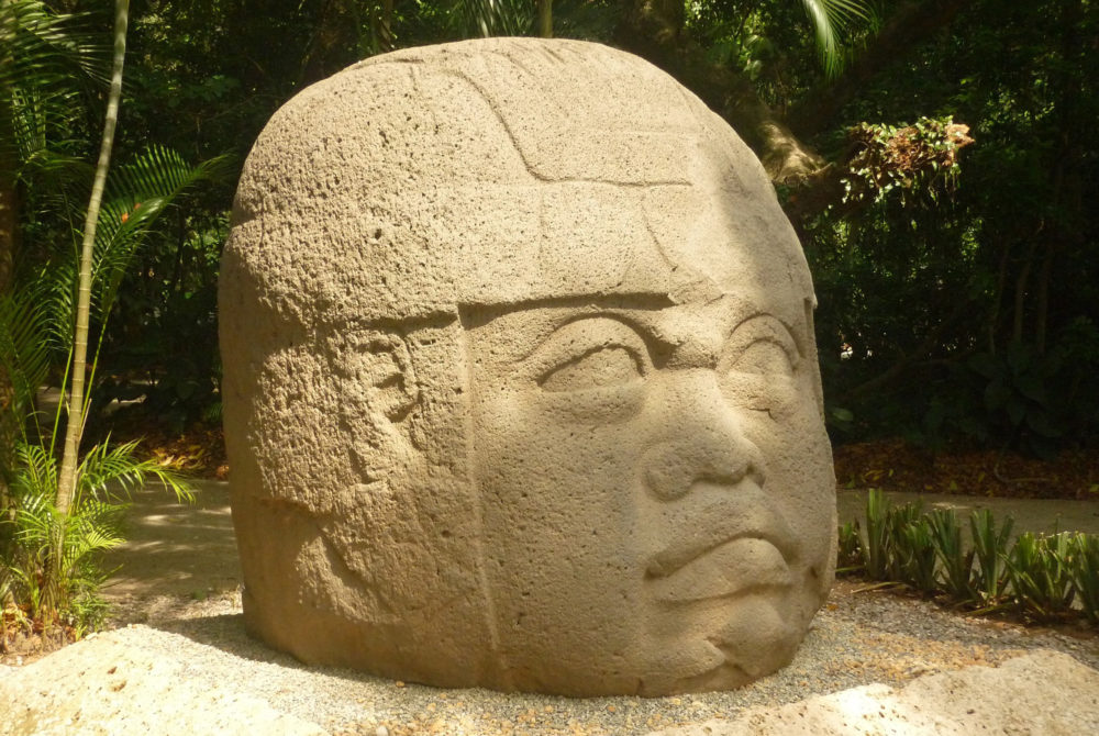 Cabeza-Olmeca-1000x670 - 7 lugares bonitos de Tabasco para visitar