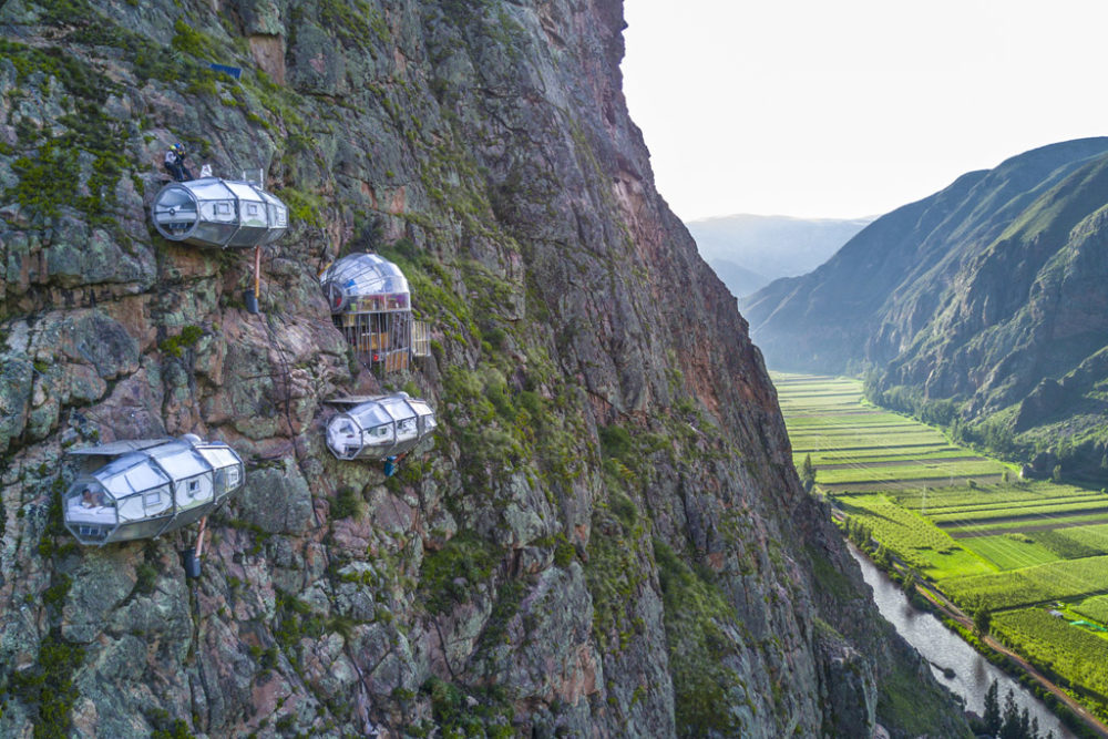 ¡Duerme en un acantilado! Hoteles «colgantes» en Argentina y Perú