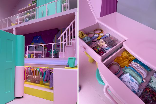 TAL-closet-vanity-polly-pocket-airbnb-POLLYSHOUSE0824-255259d73fd6450688e3ec4e4c65b441 - Esta casa de Polly Pocket a tamaño real ya está disponible en Airbnb y es un épico recuerdo de los años 90