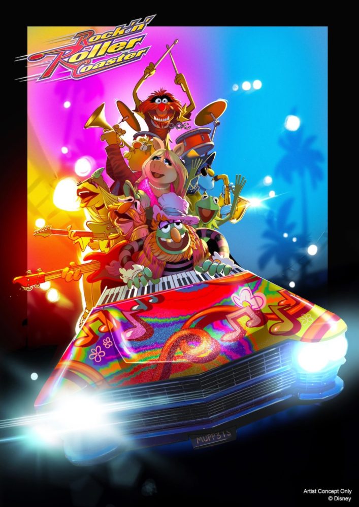 Rock-n-Roller-Coaster-Artist-Concept-1086x1536-1-707x1000 - Es oficial: ¡Rock’n’Roller Coaster de Disney World está cambiando! Aquí todos los detalles