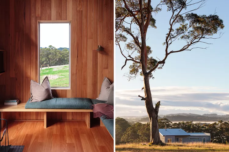 interior-y-exterior-de-cabana-en-Upland-Farm - Australia Occidental, un destino con bodegas y restaurantes de primer nivel