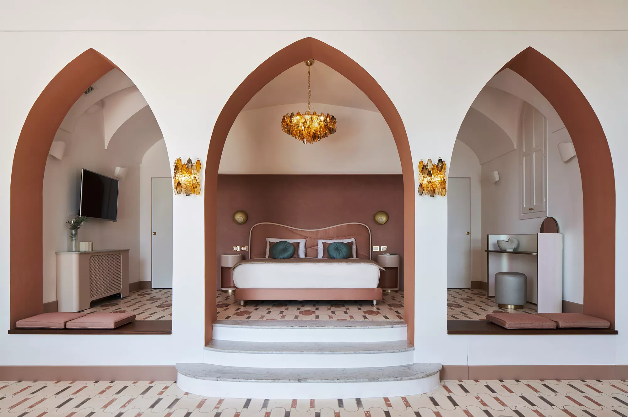 belvedere-suite-bedroom-palazzo-avino - Palazzo Avino, un hotel de lujo en la costa de Amalfi
