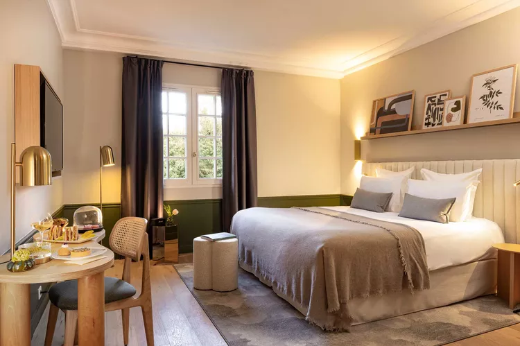 Hostellerie-La-Briqueterie-habitaciones - Soy una escritora de viajes con sede en París y este hotel en Champagne es uno de mis lugares favoritos para alojarme en Francia