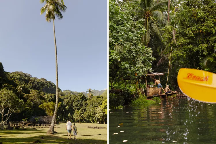 Tahiti-isla - La Polinesia francesa resultó ser el destino perfecto para unas vacaciones familiares