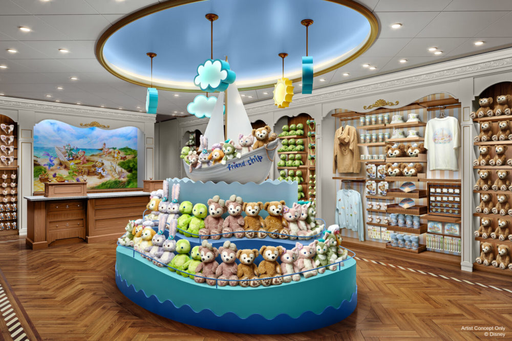 tienda-de-regalos-crucero-disney-1000x667 - El primer barco de Disney Cruise Line con base en Asia revela sus experiencias