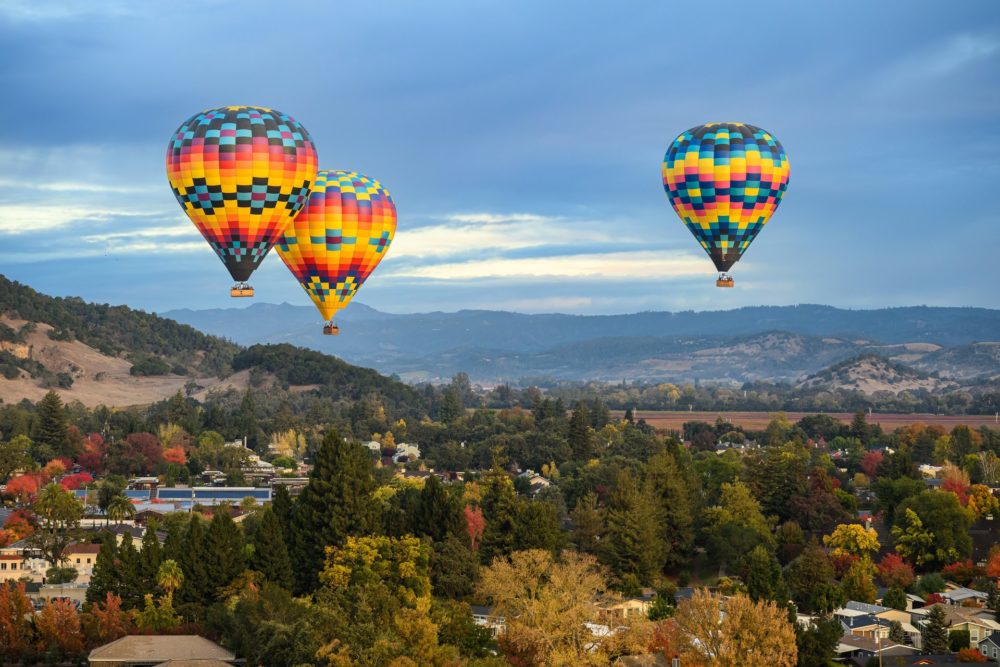 Napa-Valley-Balloons-1000x667 - Al norte de California: con el paladar como guía