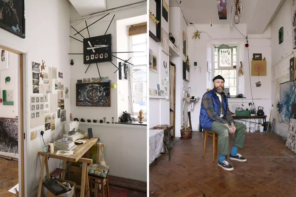 TAL-andrew-todd-in-his-studio-CORNWALLMAKERS0625-9038aa7c671f46f595f189c6255cdf78-1000x667 - Esta zona costera de Inglaterra es conocida por sus playas impresionantes, pero también alberga una comunidad de artistas