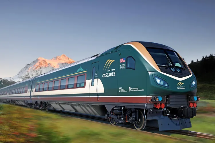 Montañas, paisajes y nueva era: así se reinventa el icónico tren Cascades de Amtrak