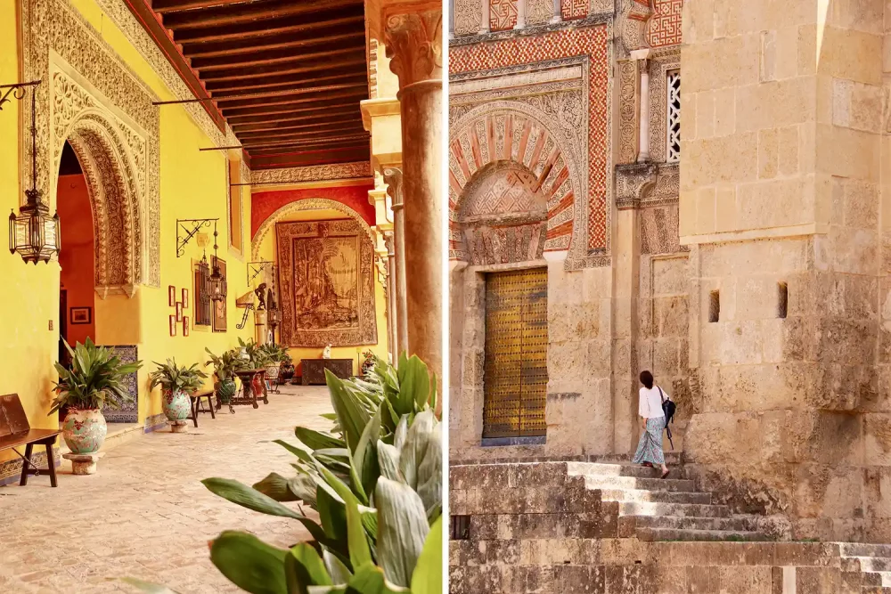TAL-yellow-hallway-woman-stone-stairway-PHOTOPKGSEVILLE0725-5a1437dd16e64383ab6c0915469ce4a3-1000x667 - Soy fotógrafa de viajes, y este destino europeo es uno de mis lugares favoritos por su arquitectura impresionante