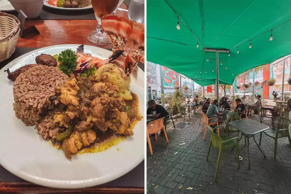 oniel-caribbean-kitchen-1000x667 - Esta ciudad "olvidada" de Aruba se está convirtiendo en uno de los destinos más populares del Caribe para el arte y la cultura