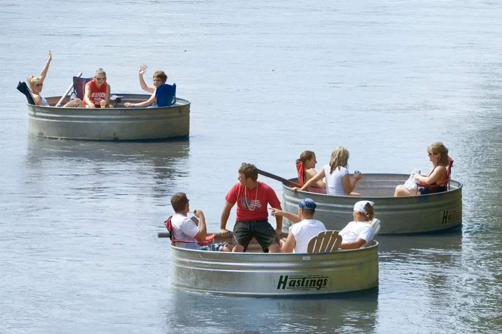 Tanking: la tradición veraniega para refrescarse en Nebraska