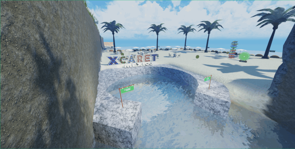 XcaretLetras-1000x505 - Vive Xcaret de manera inmersiva con “Aventura Xcaret” en Roblox