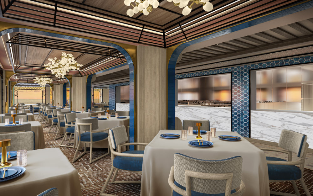 Azure la nueva experiencia gastronómica en altamar de Regent Seven Seas Cruises