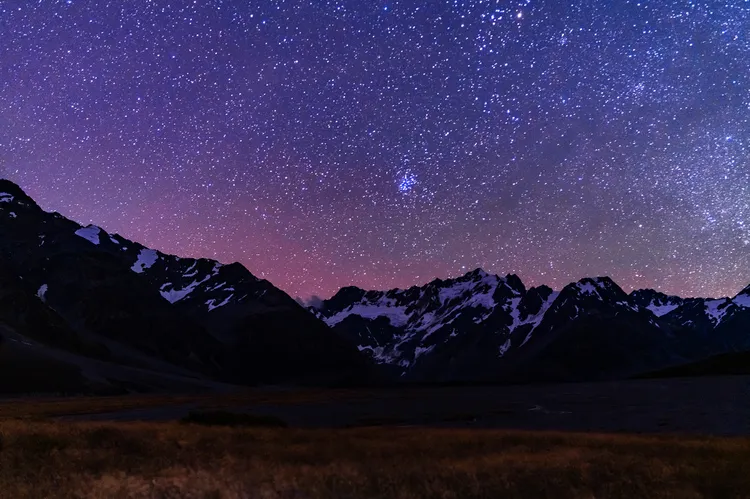 Entre montañas, islas y auroras: lugares para ver las estrella en Nueva Zelanda