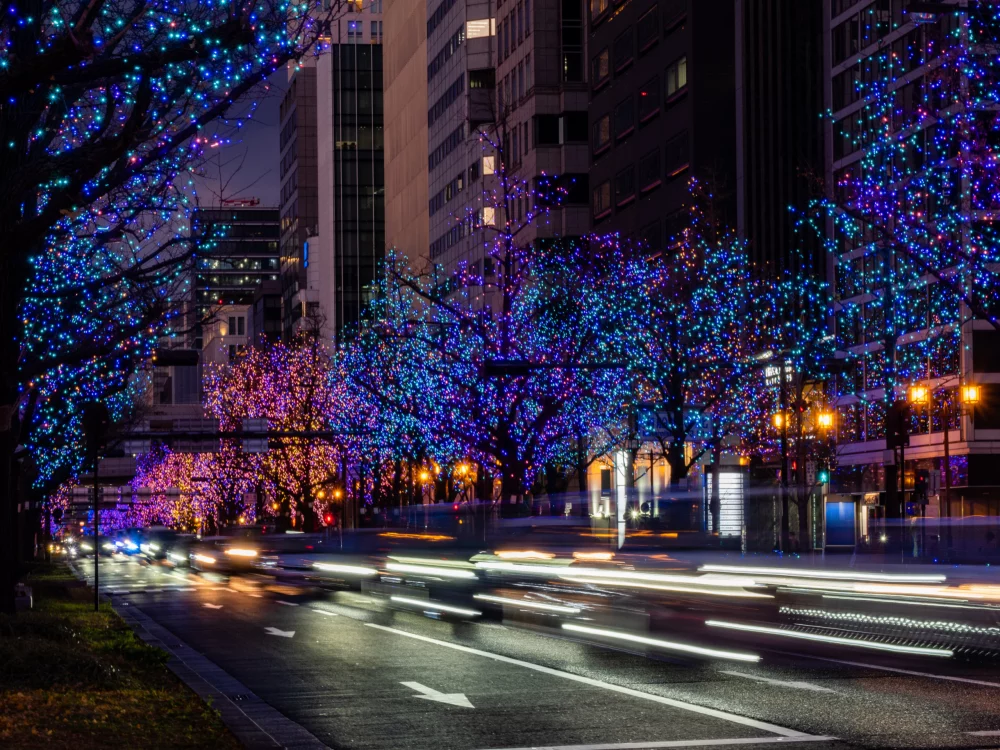 iluminacion-navidena-osaka-1000x750 - Japón en diciembre: tradición, nieve y luces de invierno
