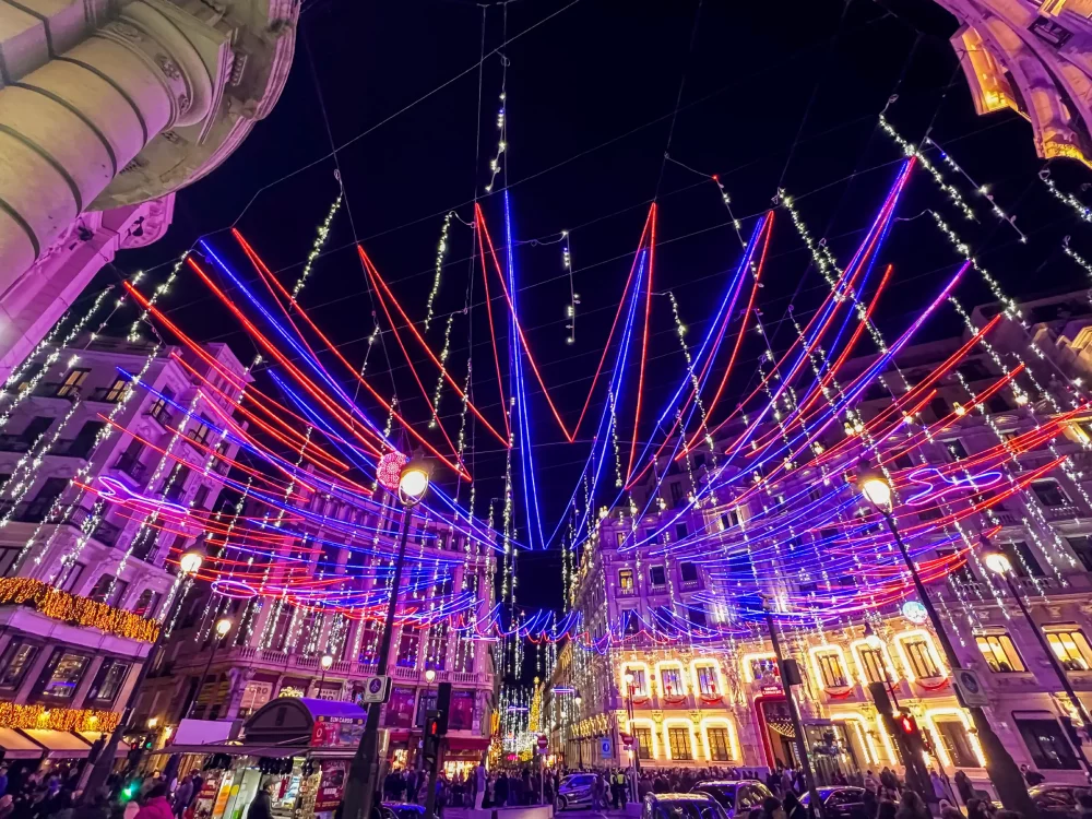 Descubre los alumbrados navideños más espectaculares de España