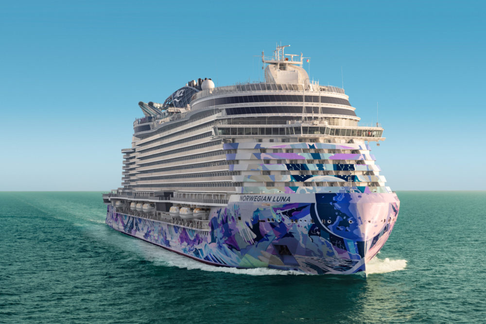 El nuevo Norwegian Luna de Norwegian Cruise Line, perfecto para viajes en familia