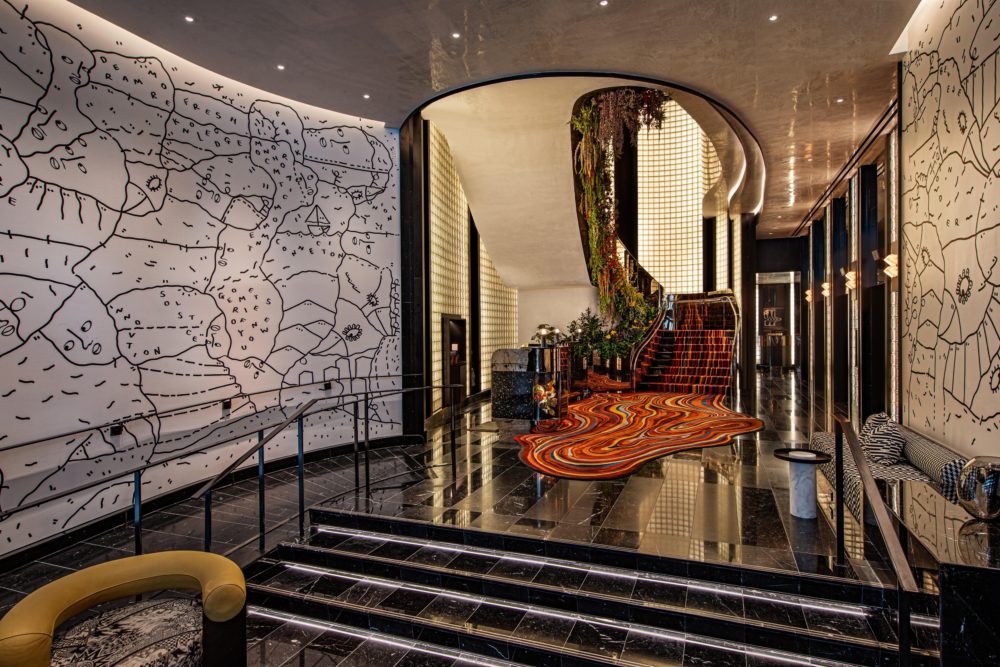 w-union-square-lobby-1000x667 - Este hotel es un homenaje maximalista a Nueva York